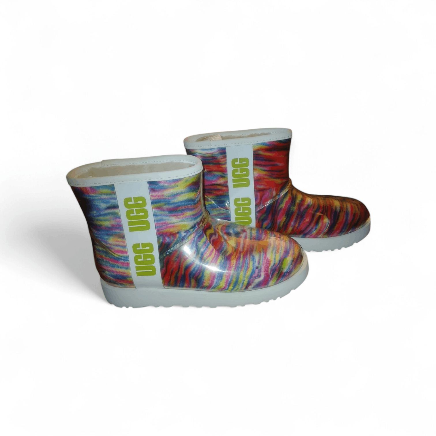 Ugg UGG Classic Clear Mini Pixelate Womens Ankle Boot NWOB Size US 7 / IT 37 - 4 Thumbnail