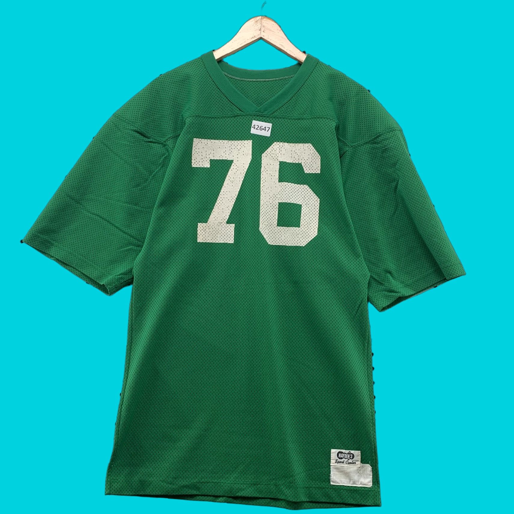 80s Champion Football Mesh T-shirt 92番 80s Champion Football Mesh T-shirt 92番 Champion Mesh Football