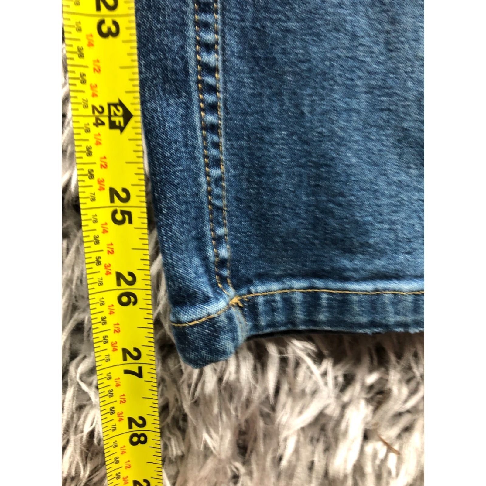 Vintage Field Gear Jeans Short Womens Size 16 High Rise Medium Wash Blue Tapered Size 38" / US 16 / IT 52 - 3 Thumbnail