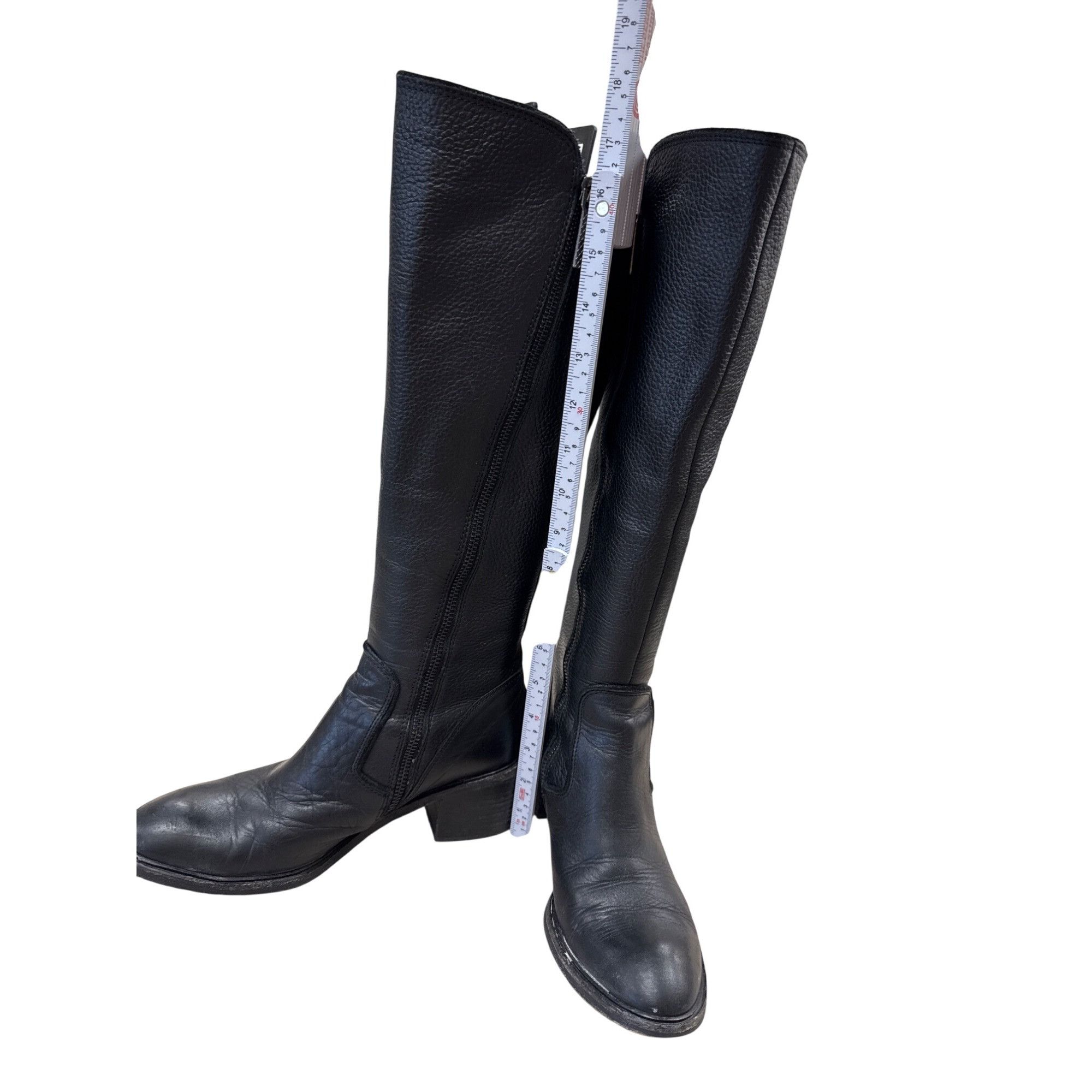 Donald Pliner Donald J Pliner Womens Black Leather Knee High Boots Size 6M Size US 6 / IT 36 - 4 Thumbnail