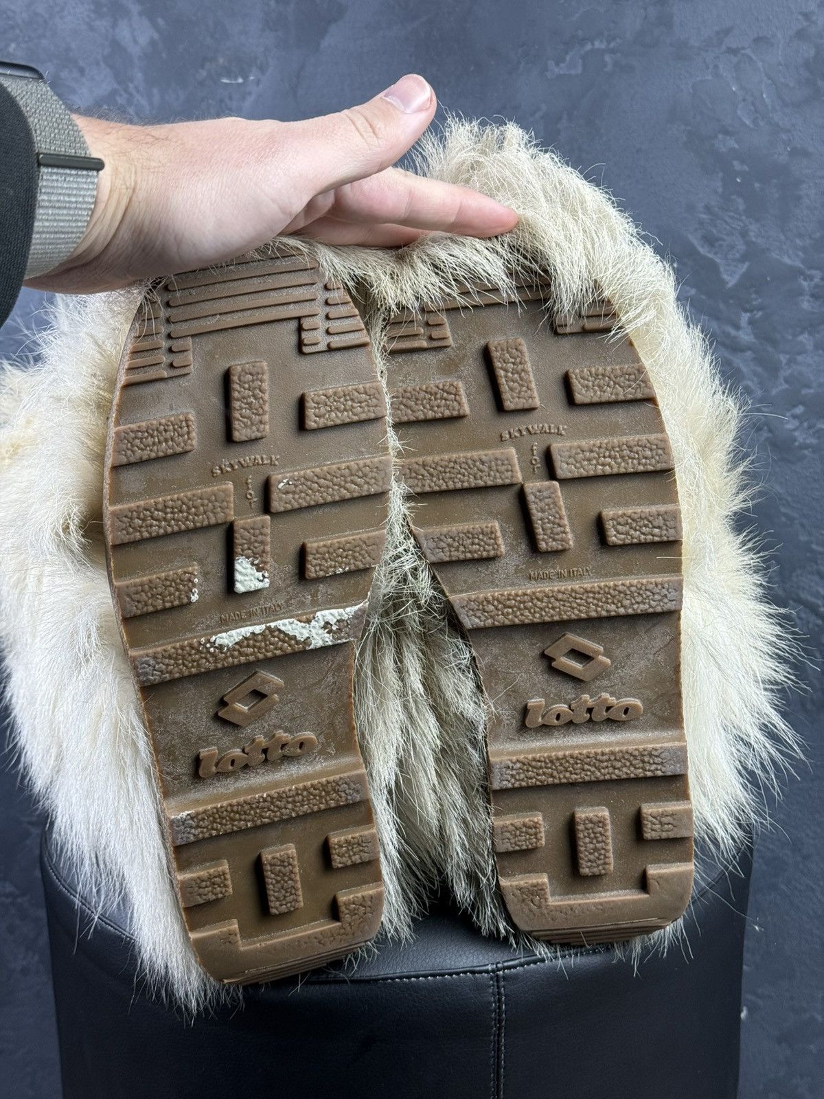 Lotto Sport Vintage 1970/80 Lotto Fur Boots Insulated Italian Mens 42-43 Size US 9 / EU 42 - 6 Thumbnail