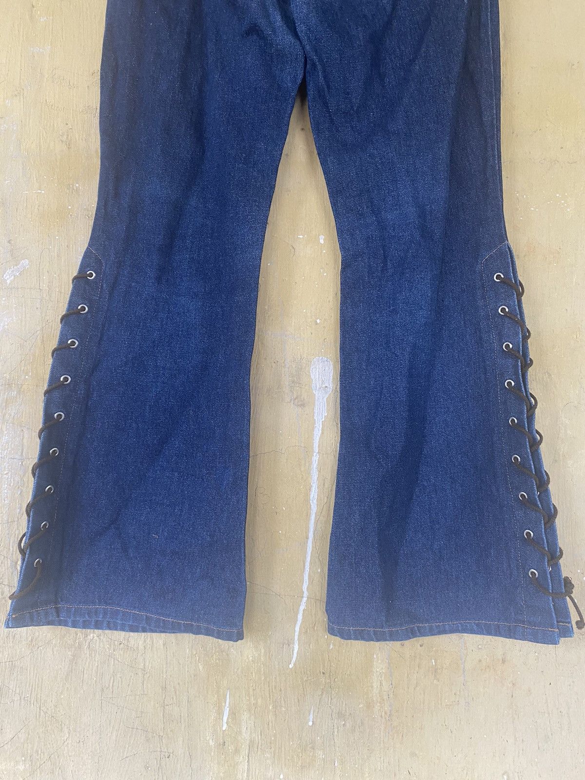 If Six Was Nine × Japanese Brand F.M.N Bush Pant Denim Jeans Bootcut Flare Size 26" / US 2 / IT 38 - 6 Thumbnail