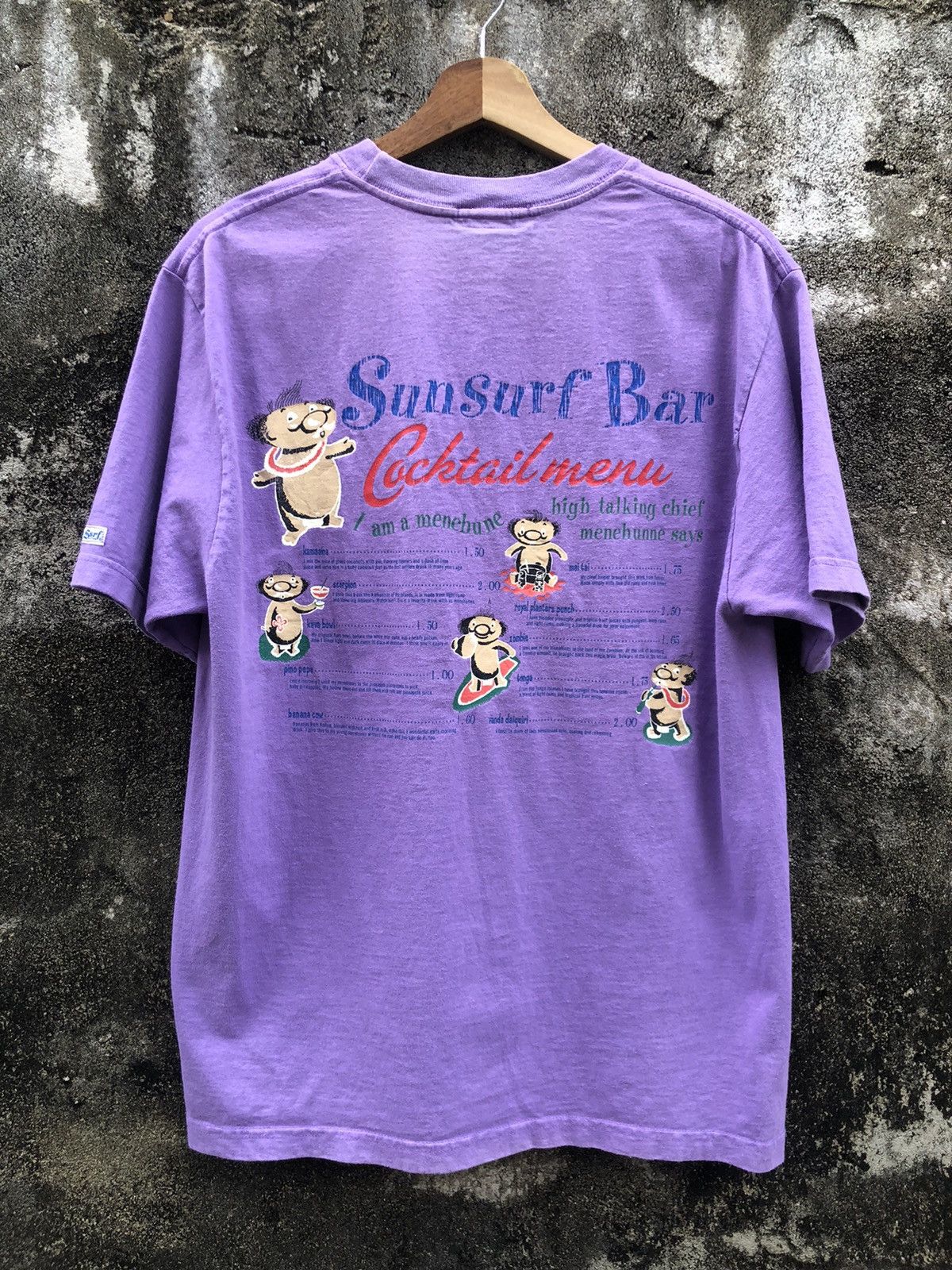 Sun Surf Vintage Sun Surf by Toyo Enterprises "Cocktail Menu" Tshirt Size US M / EU 48-50 / 2 - 1 Thumbnail