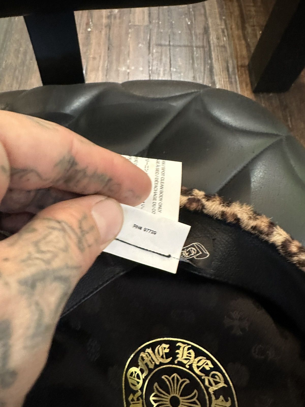 Chrome Hearts Chrome Hearts FULL LEOPARD CHEETAH CAPTAIN FLEUR HAT Size ONE SIZE - 14 Thumbnail