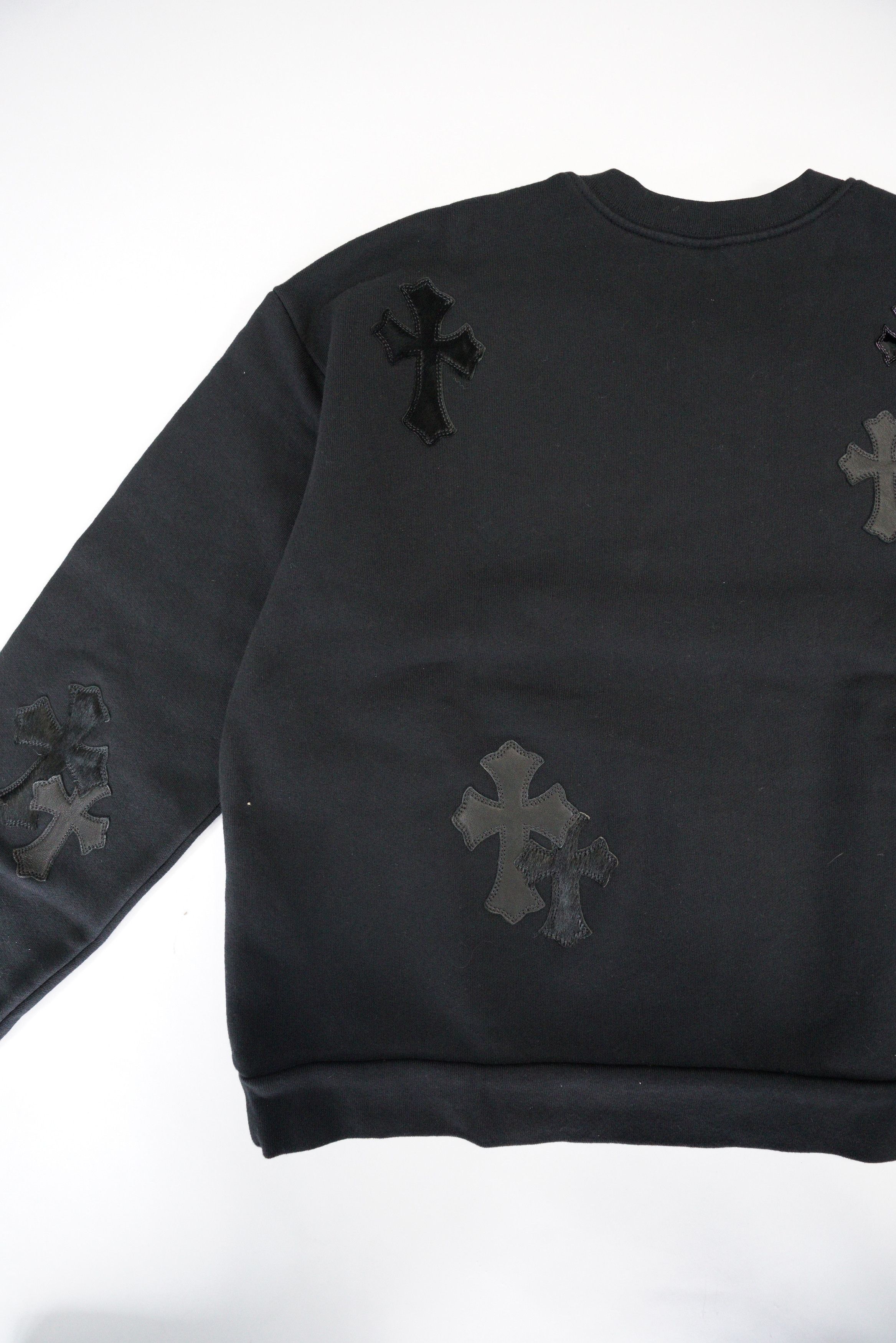 Chrome Hearts Chrome Hearts Pony Hair Patent Leather Cross Sweatshirt Size US M / EU 48-50 / 2 - 8 Thumbnail
