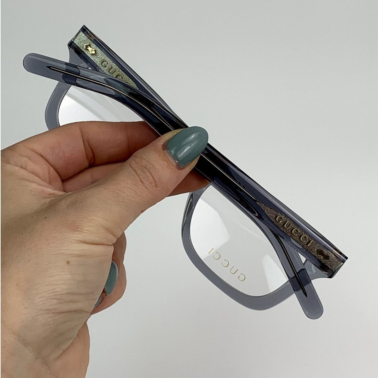 Gucci NEW Gucci Eyeglasses GG1522O 008 Grey Women Authentic Size ONE SIZE - 13 Thumbnail