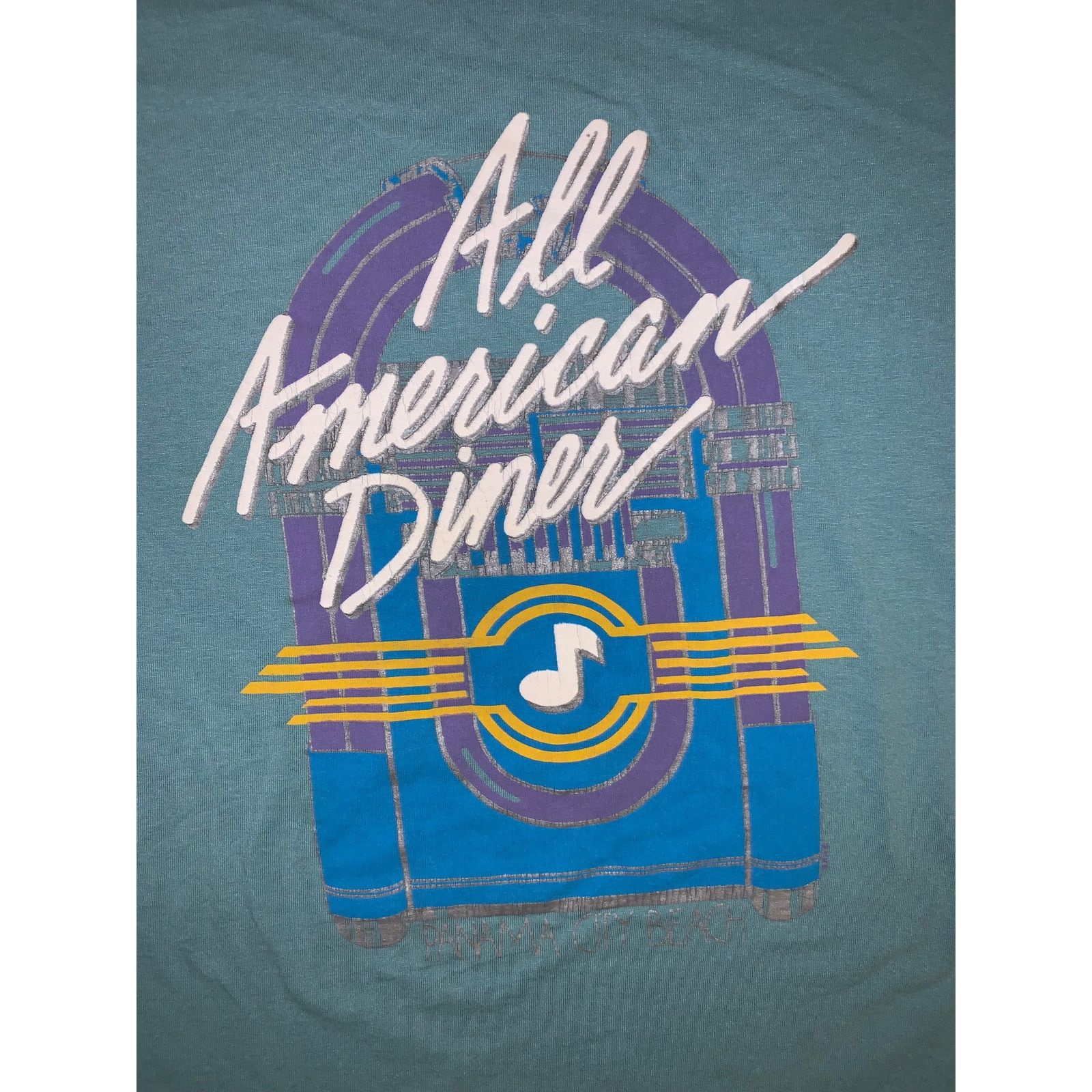 Other × Vintage All American Diner Panama City Beach T Shirt 90s Tourist XL Size US XXL / EU 58 / 5 - 1 Thumbnail