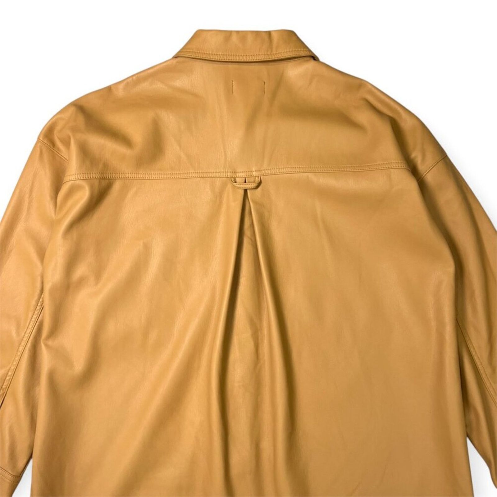 Anthropologie Maeve Oversized Vegan Leather Button Shacket Womens L Size L / US 10 / IT 46 - 13 Thumbnail