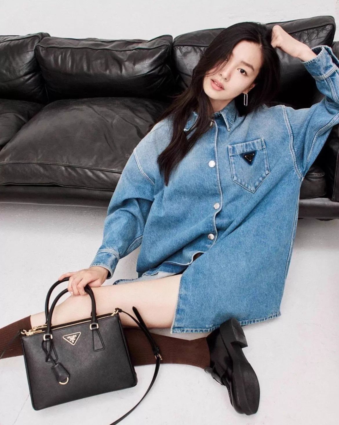 Prada PRADA Denim Blue Jacket 38 Size XS / US 0-2 / IT 36-38 - 7 Thumbnail