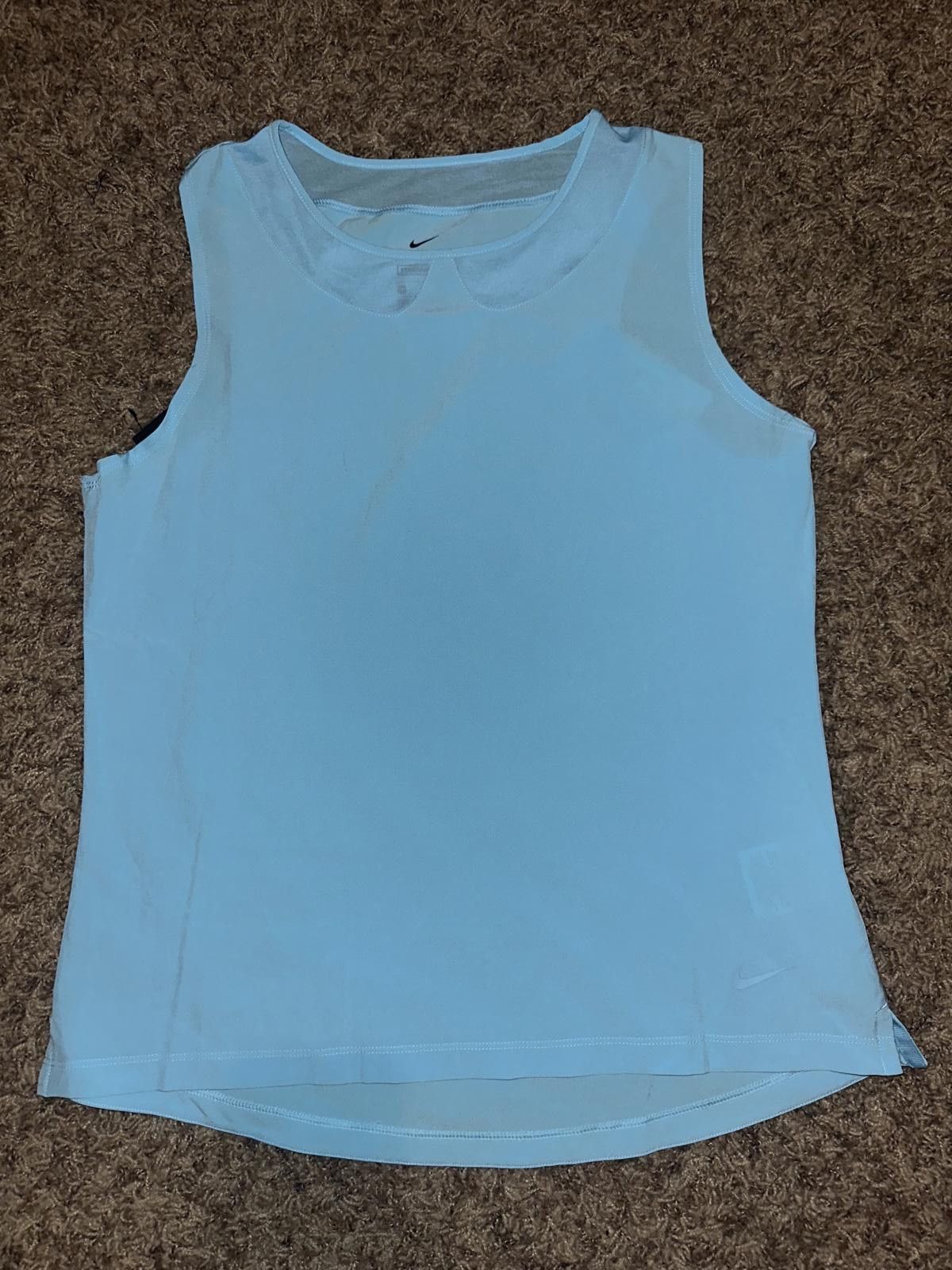 Nike Nike Flex Ace Womens Sleeveless Light Blue Golf Top Tanktop Sample Size S / US 4 / IT 40 - 1 Thumbnail