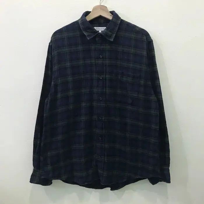 Flannel Japanese Brand Closshi Plaid Tartan Flannel Shirt Size US L / EU 52-54 / 3 - 2 Thumbnail