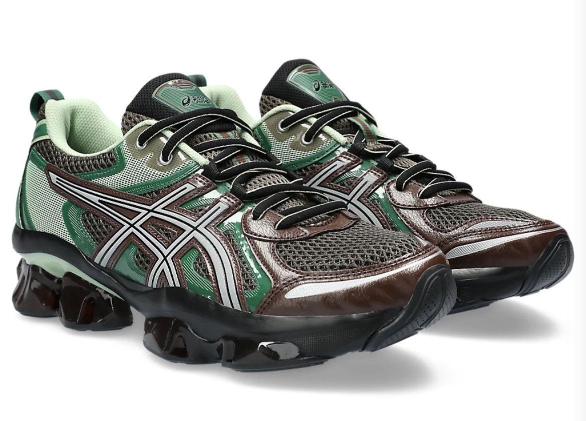 image of Asics Gel-Quantum Kinetic Shoes in Green, Men's (Size 10)