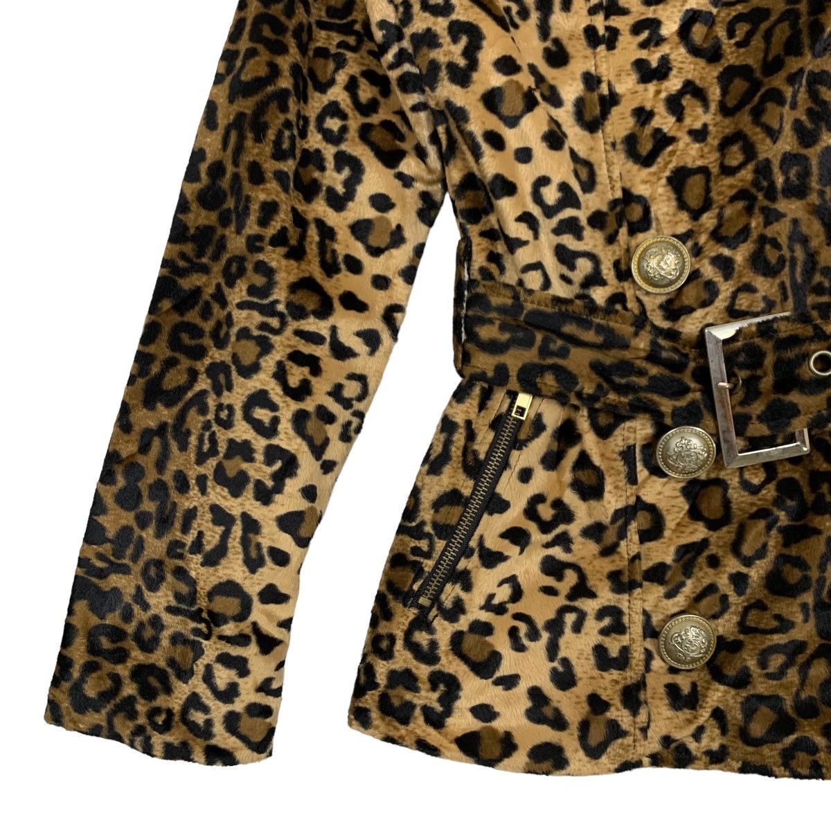 If Six Was Nine Vintage d.i.a. Leopard Fur Double Breasted Jacket Size S Size S / US 4 / IT 40 - 5 Thumbnail