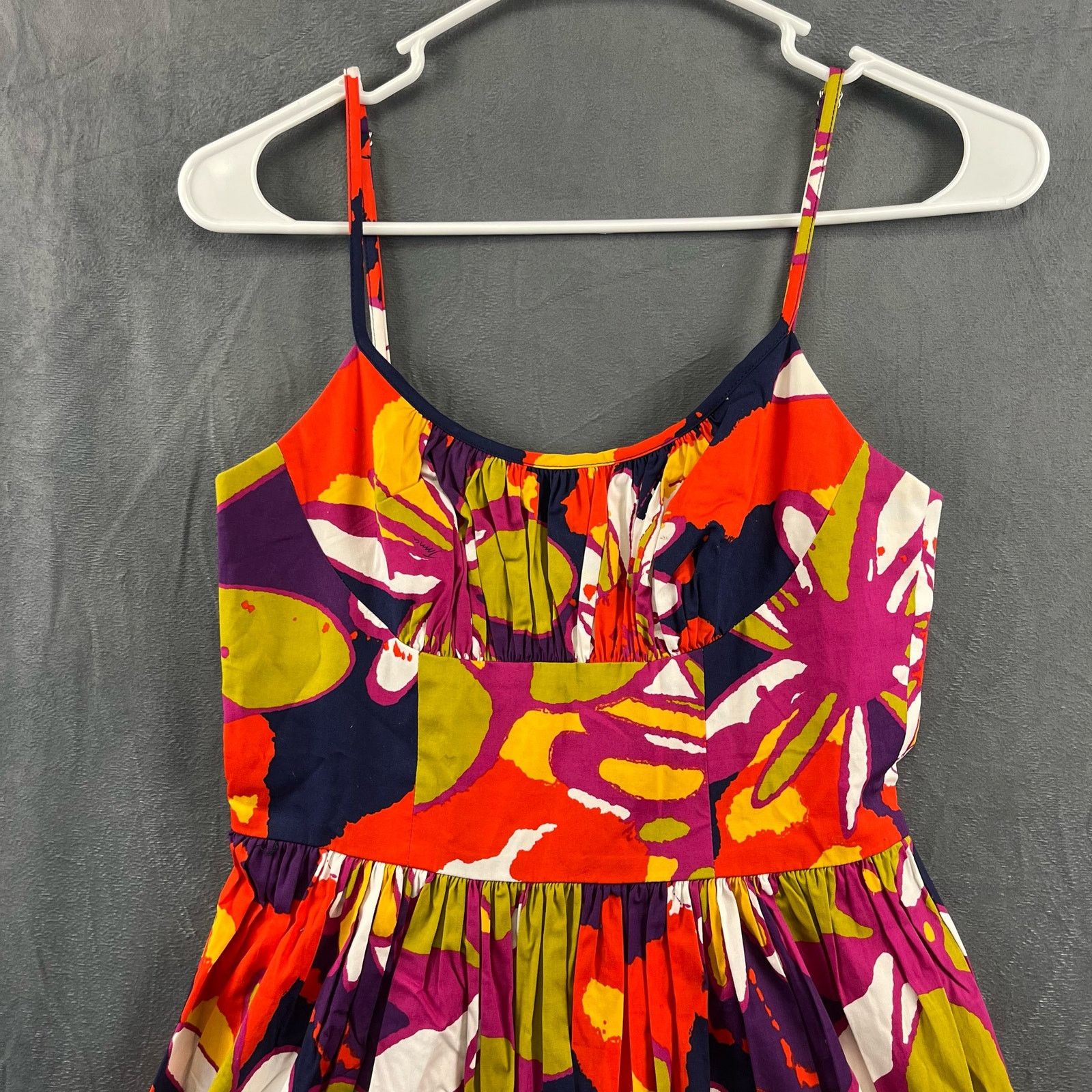 Trina Turk Trina Turk Dress Spaghetti Strap Abstract Floral Dress Size XS / US 0-2 / IT 36-38 - 8 Thumbnail