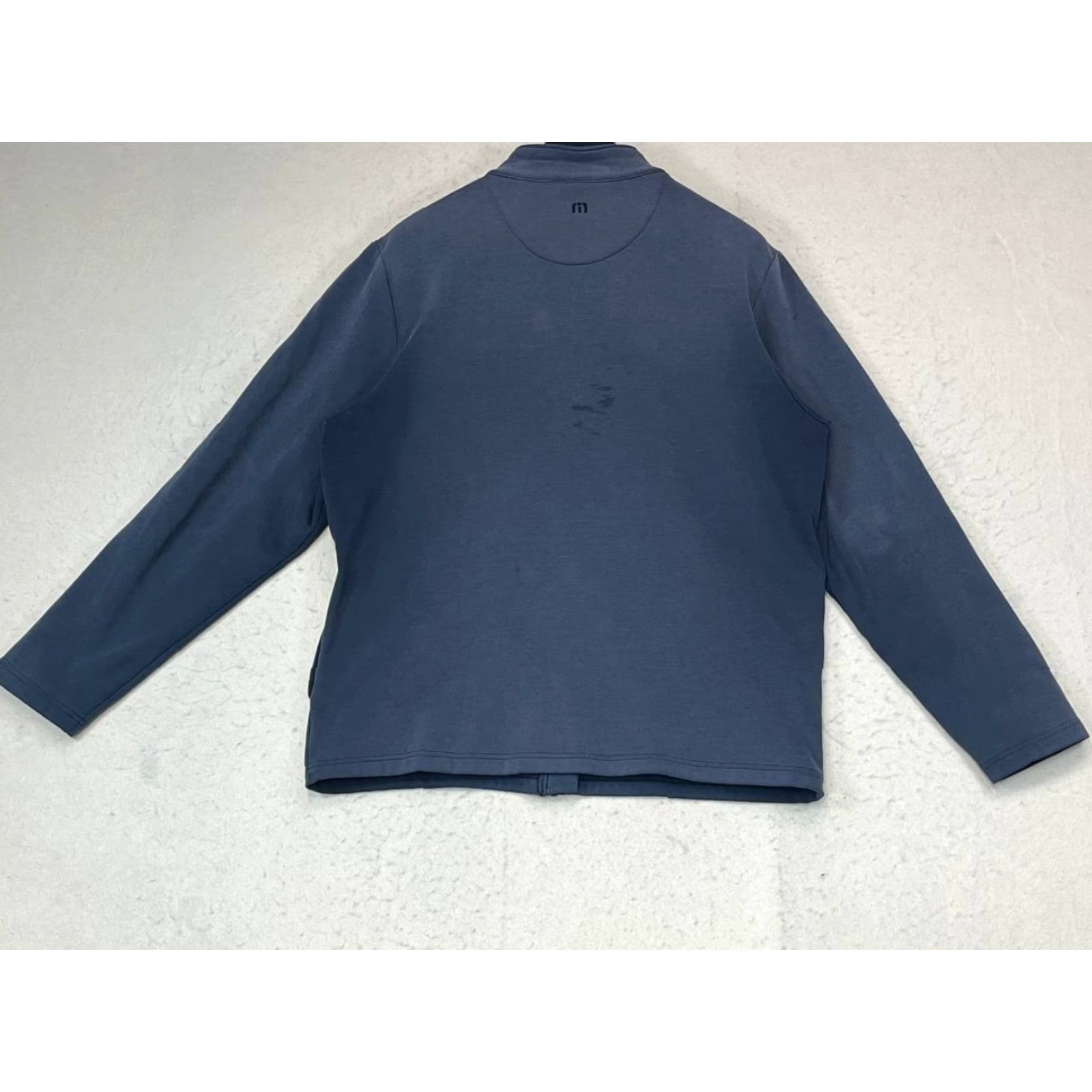 TravisMathew Travis Mathew Jacket Men Large Full Zip Pockets Stretch Stained Sweatshirt Size US L / EU 52-54 / 3 - 2 Thumbnail