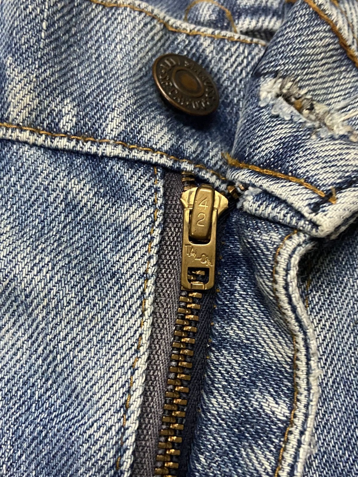 Levi's Vintage Clothing VINTAGE DISTRESSED LEVI'S 505 ORANGE TAB Size US 33 - 9 Thumbnail