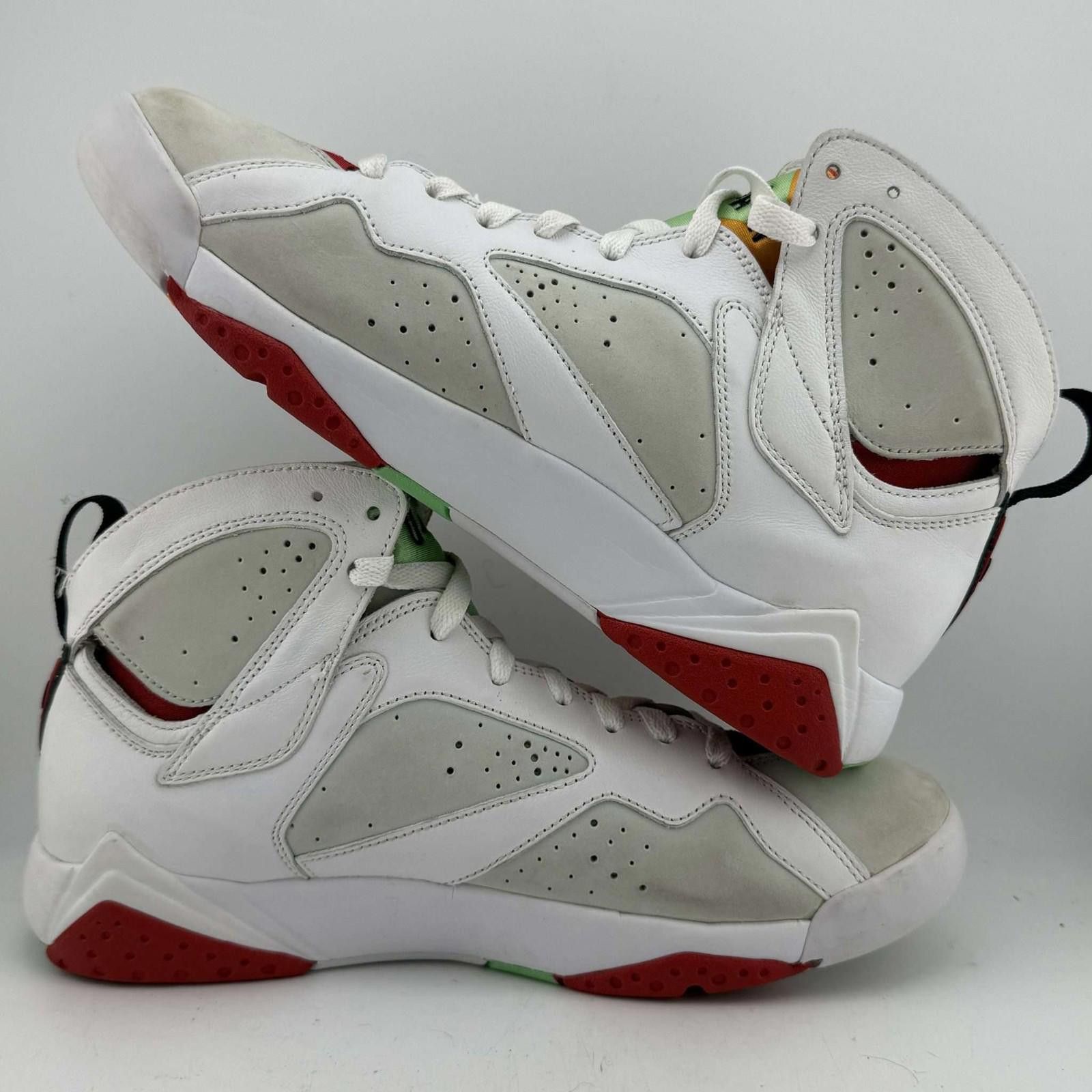 Jordan Brand Jordan 7 Hare (2015) White Red Sneakers US 9.5 Used No Box Size US 9.5 / EU 42-43 - 7 Thumbnail