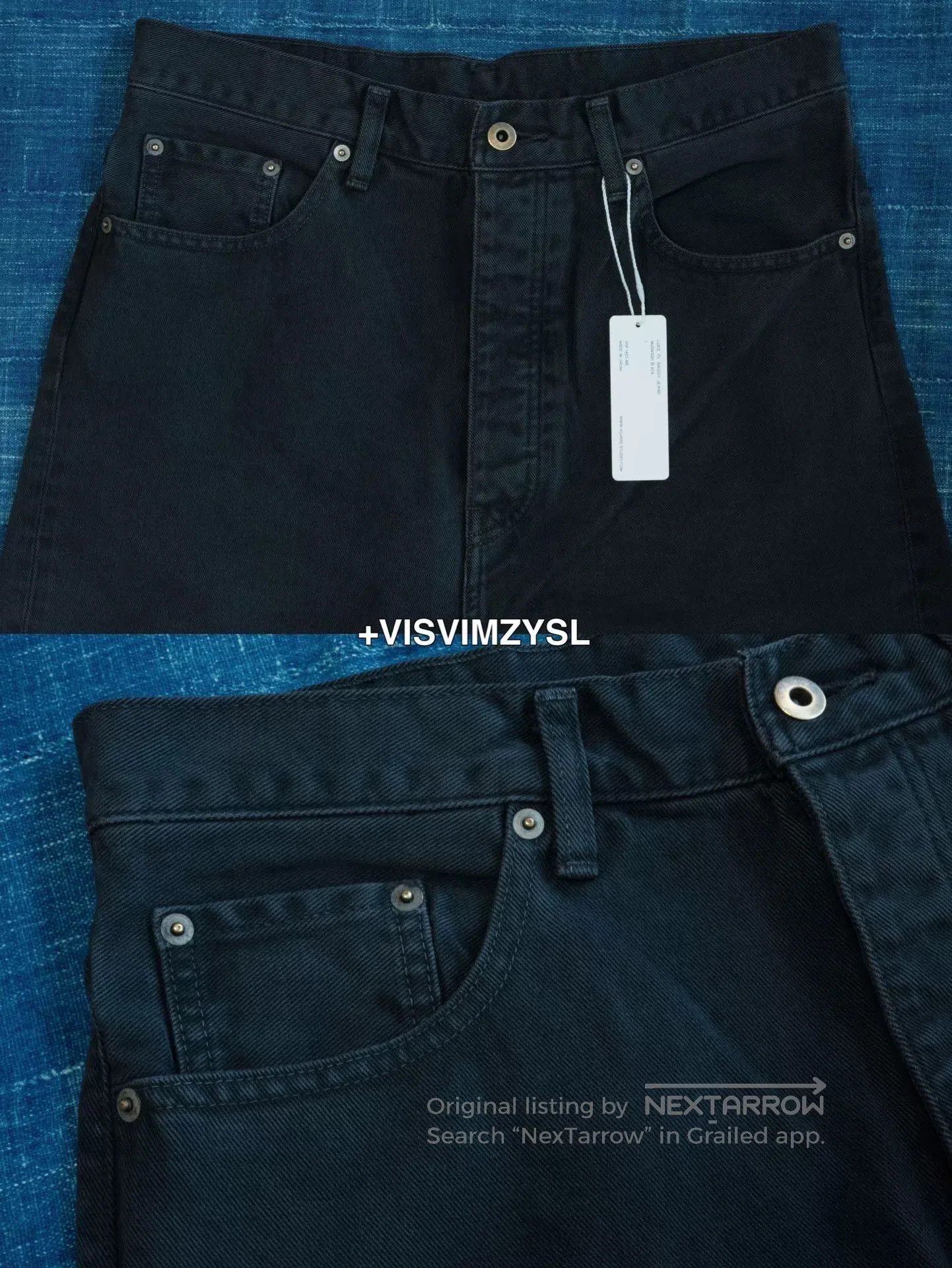 Vuja De vujade009 drop3 water-washed baggy jeans. Size 27" / US 4 / IT 40 - 2 Thumbnail