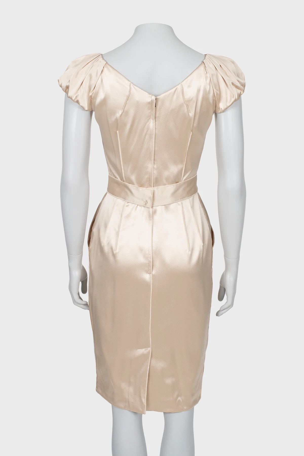 Dolce & Gabbana Dolce & Gabbana Silk mid-length dress Size XS / US 0-2 / IT 36-38 - 3 Thumbnail