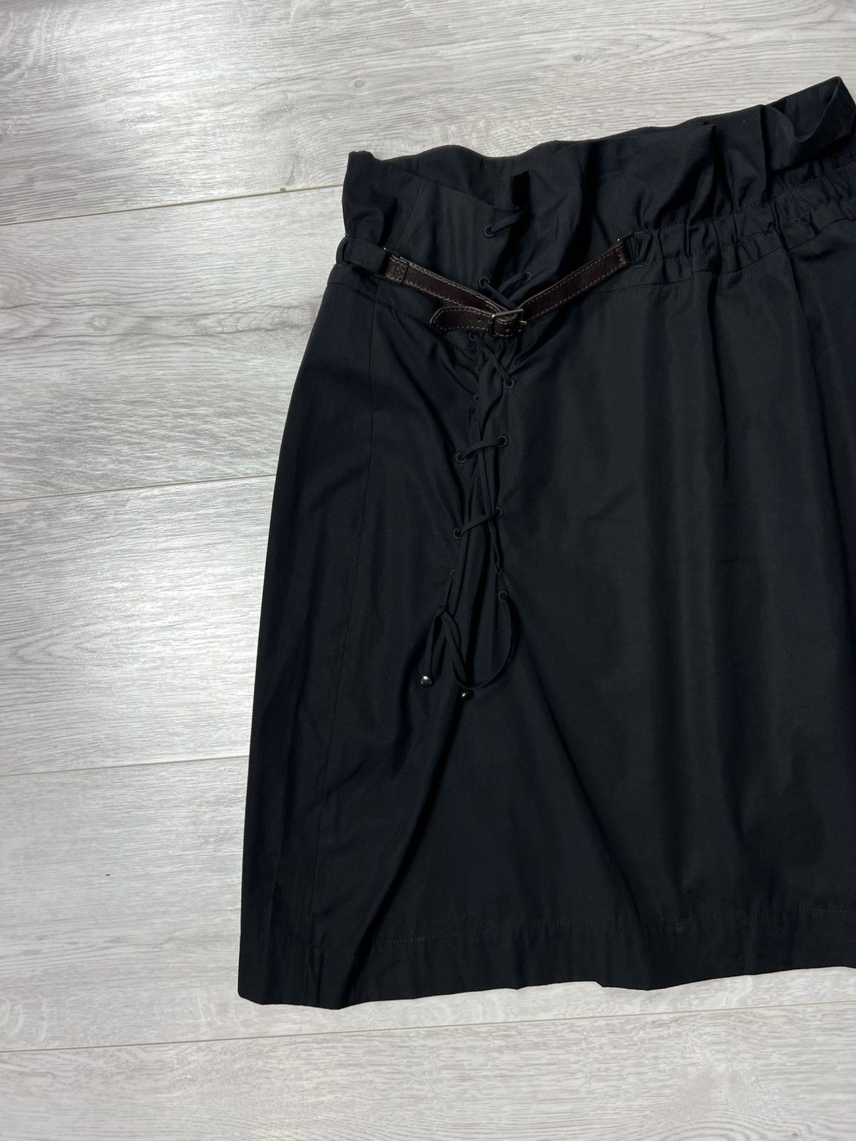 Marithe + Francois Girbaud × Rundholz Marithe + Francois Girbaud Skirt with Belt & Lace Up Detail Size 30" / US 8 / IT 44 - 3 Thumbnail