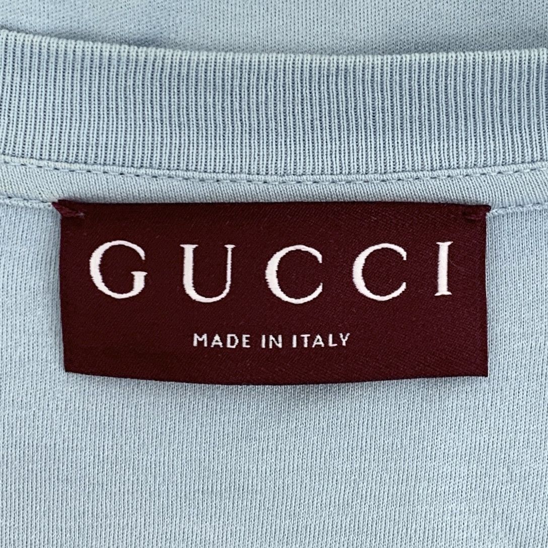 Gucci Gucci Logo T-Shirt Blue (M) Size US M / EU 48-50 / 2 - 6 Thumbnail