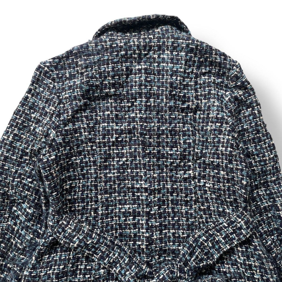 Michel Klein Michel Klein Paris Tweed Jacket Coat Winter Size S / US 4 / IT 40 - 10 Thumbnail