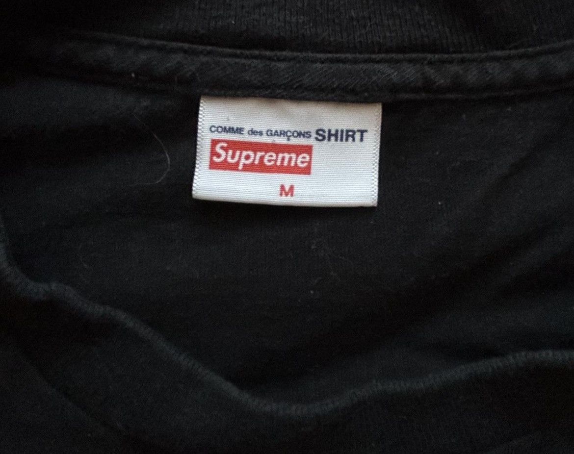 Comme des Garcons SHIRT × Supreme Supreme Comme Des Garçons black shirt medium Size US M / EU 48-50 / 2 - 3 Thumbnail