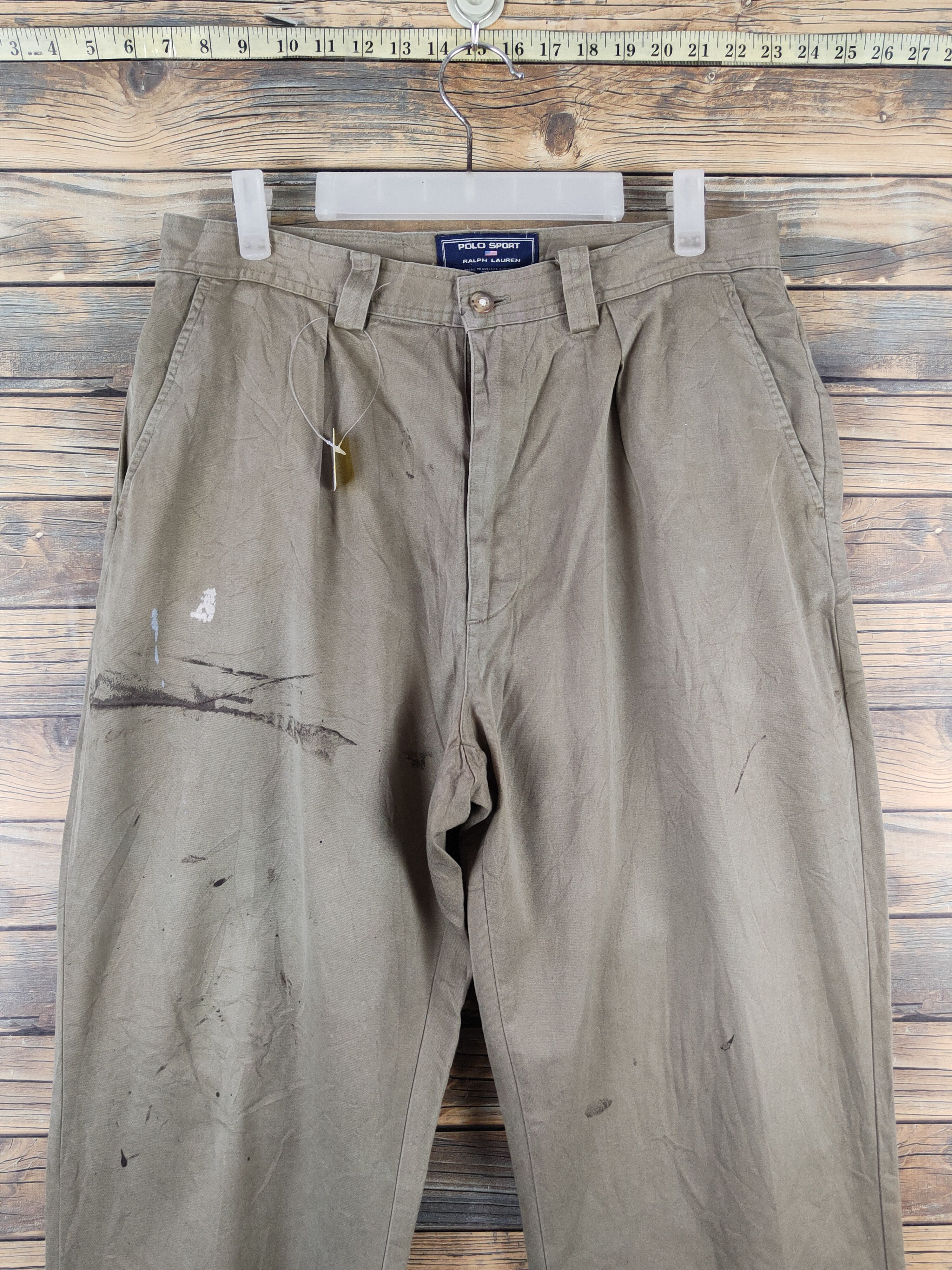 Ralph Lauren Ralph Lauren Beige thrashed Casual Pants #W2221 Size US 33 - 2 Thumbnail