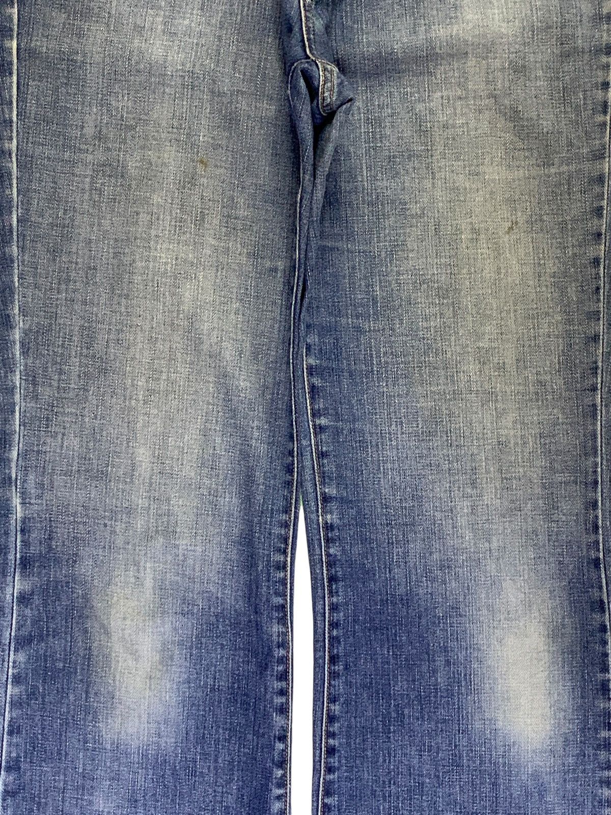 Japanese Brand Vintage Japanese Brand Mud Wash Flare Jeans Size 29" - 5 Thumbnail