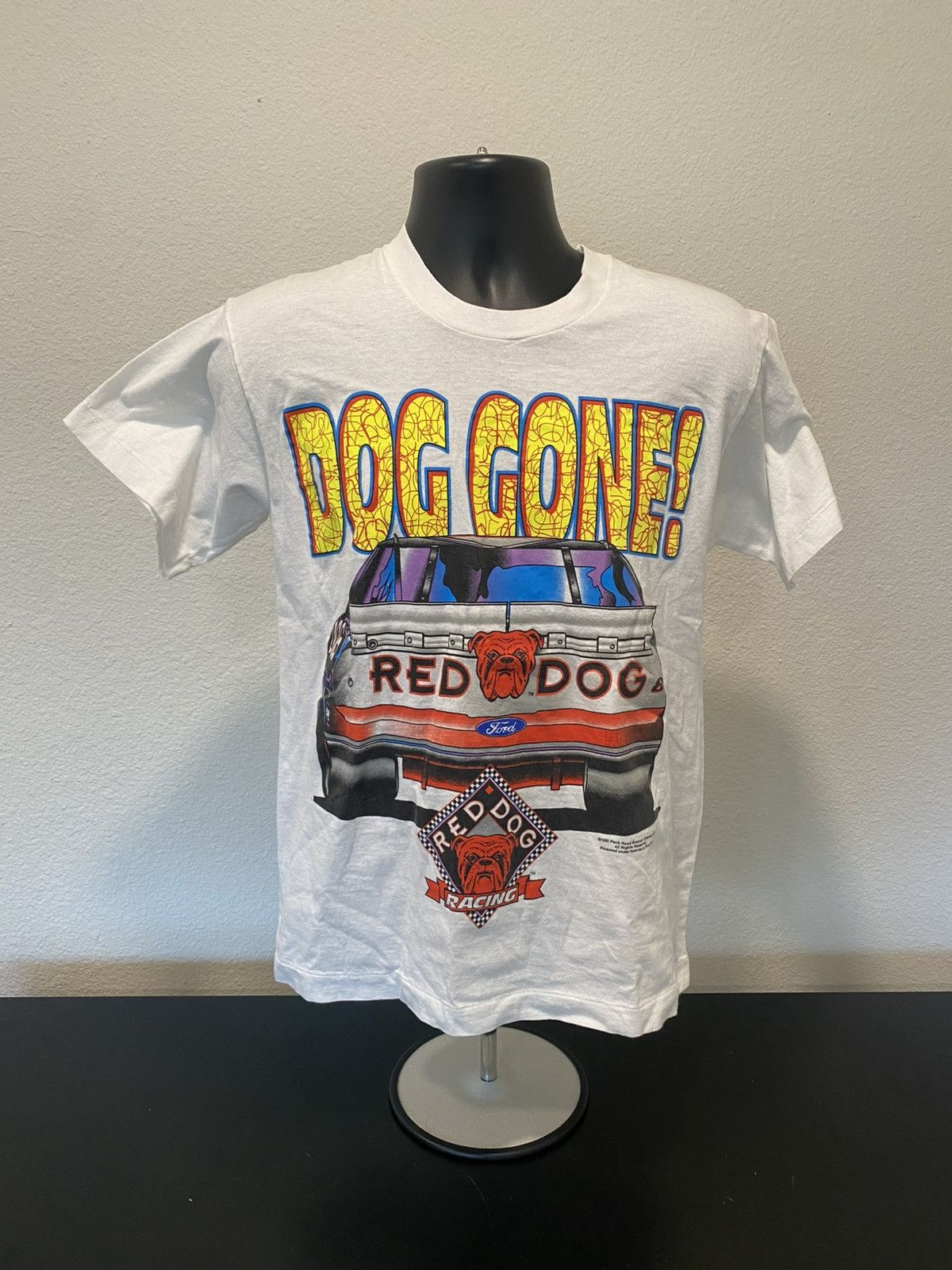 Vintage Ford red dog racing car shirt vintage 90s Size US M / EU 48-50 / 2 - 1 Thumbnail