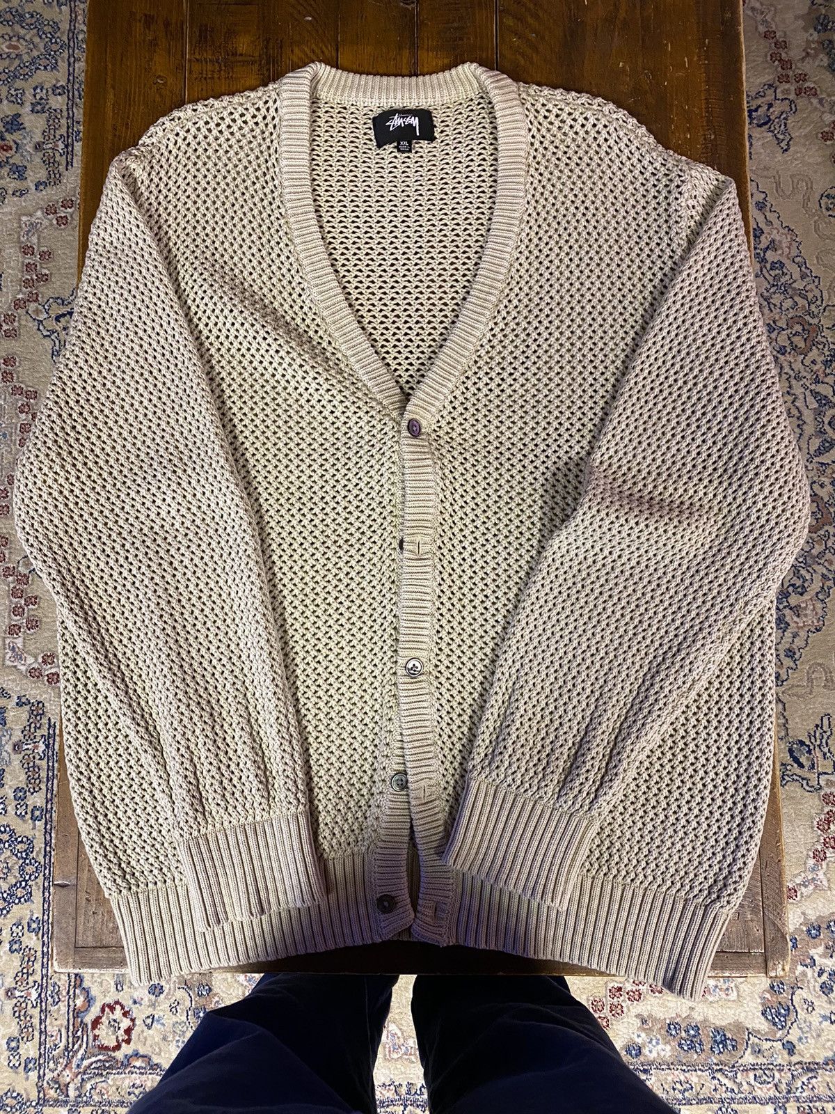 Stussy Stussy Loose Gauge Cardigan | Grailed 