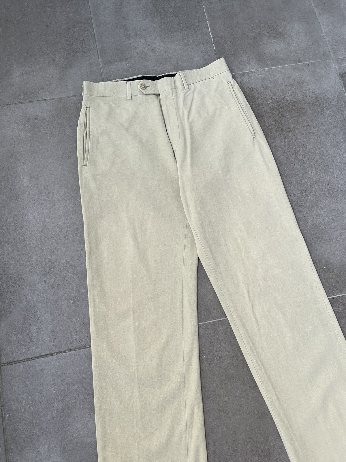 Prada Archive Prada High Rise Cream Casual Pants Size US 30 / EU 46 - 10 Thumbnail