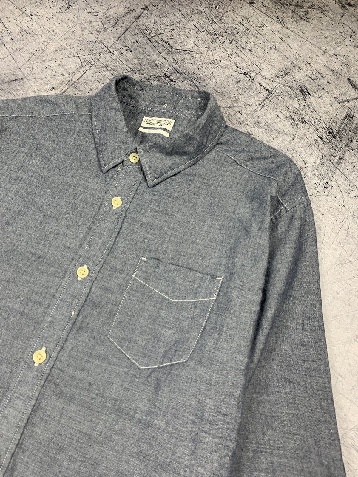 Allsaints Allsaints Spitalfields Bayou HS Shirt Short Sleeve designer Size US L / EU 52-54 / 3 - 4 Thumbnail