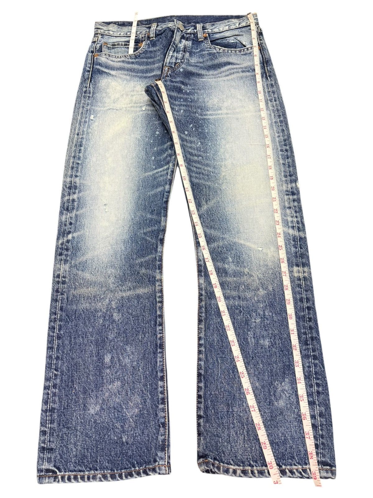 Dsquared2 Vintage Japanese Rna Bleached Distressed Jeans Size 31" - 7 Thumbnail