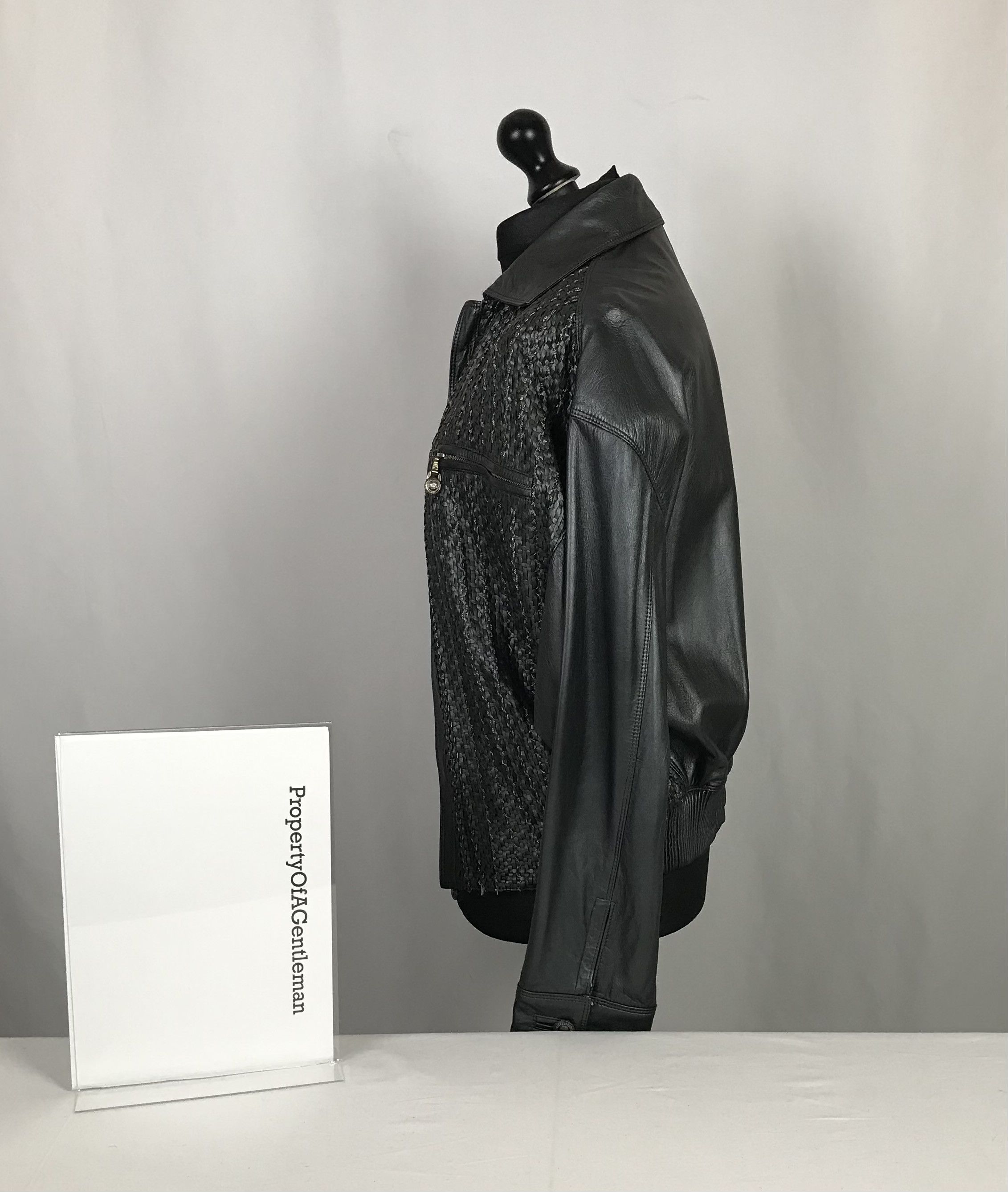 Versace RARE VINTAGE Gianni Versace Leather Jacket Size US L / EU 52-54 / 3 - 5 Thumbnail