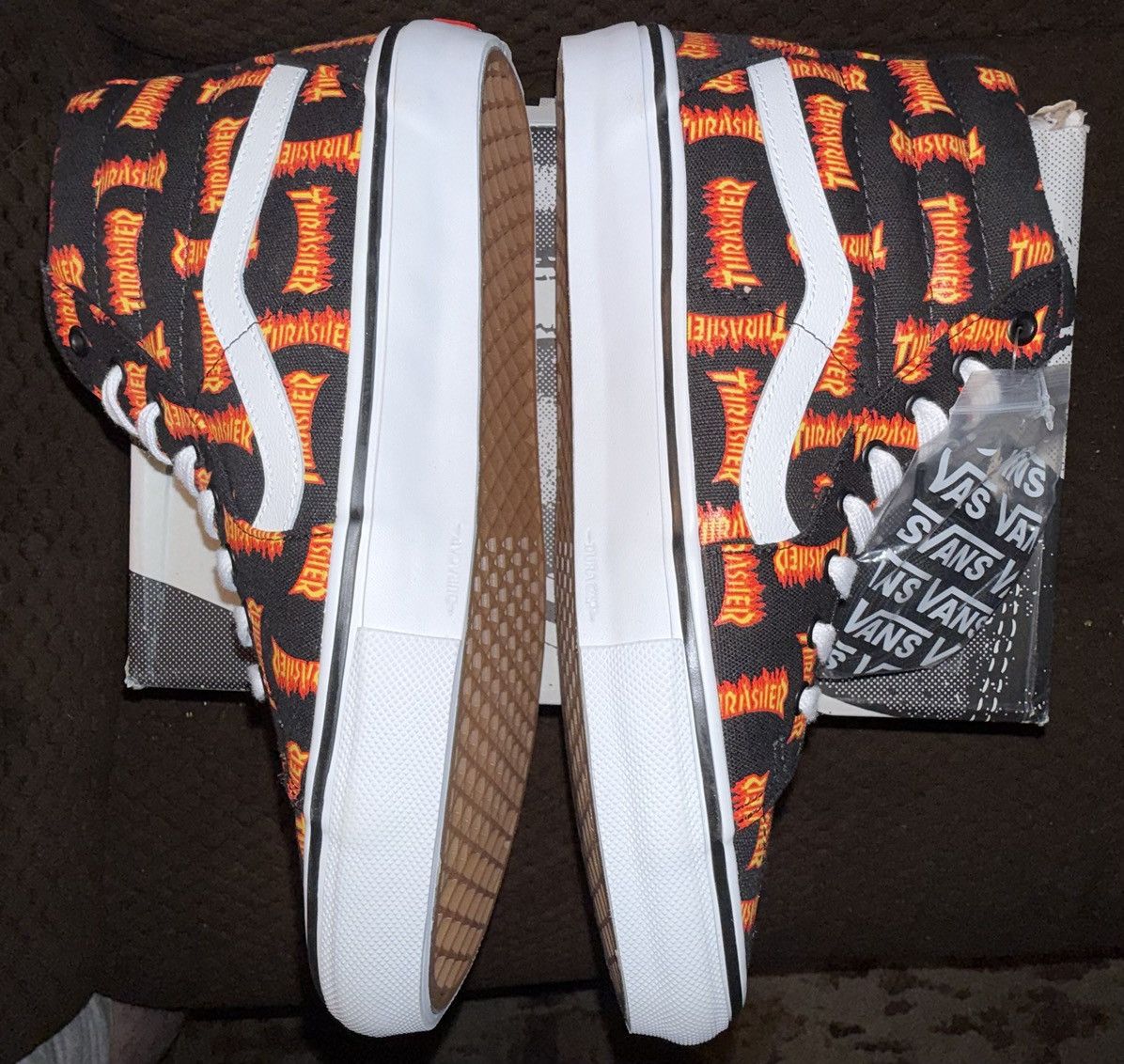 Vans Vans x Thrasher All-Over “Sk8-hi” skate/street shoes NEW! DS Size US 11 / EU 44 - 23 Thumbnail