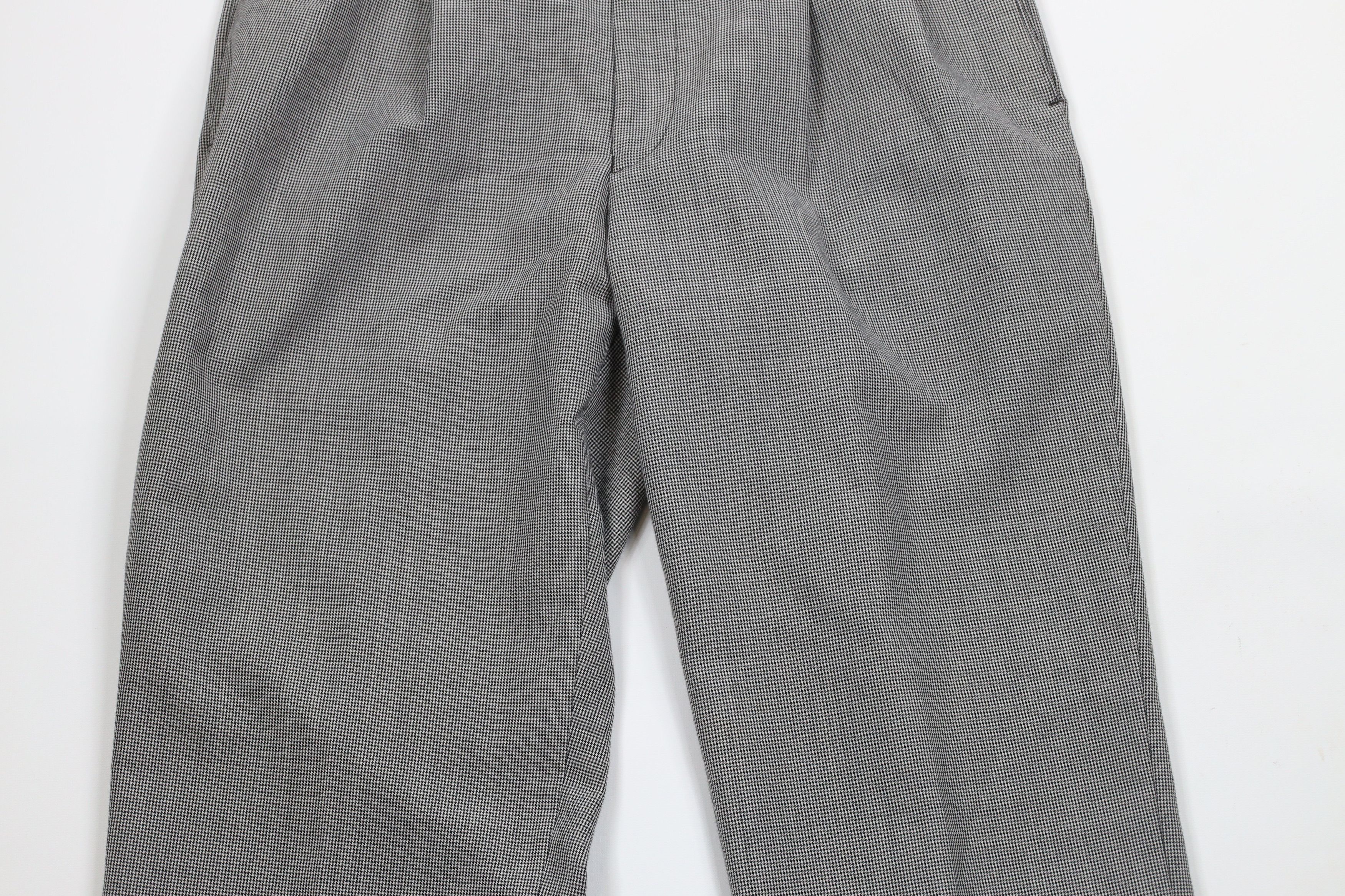 Vintage Vintage 90s Streetwear Houndstooth Wide Leg Chino Pants Size US 34 / EU 50 - 3 Thumbnail