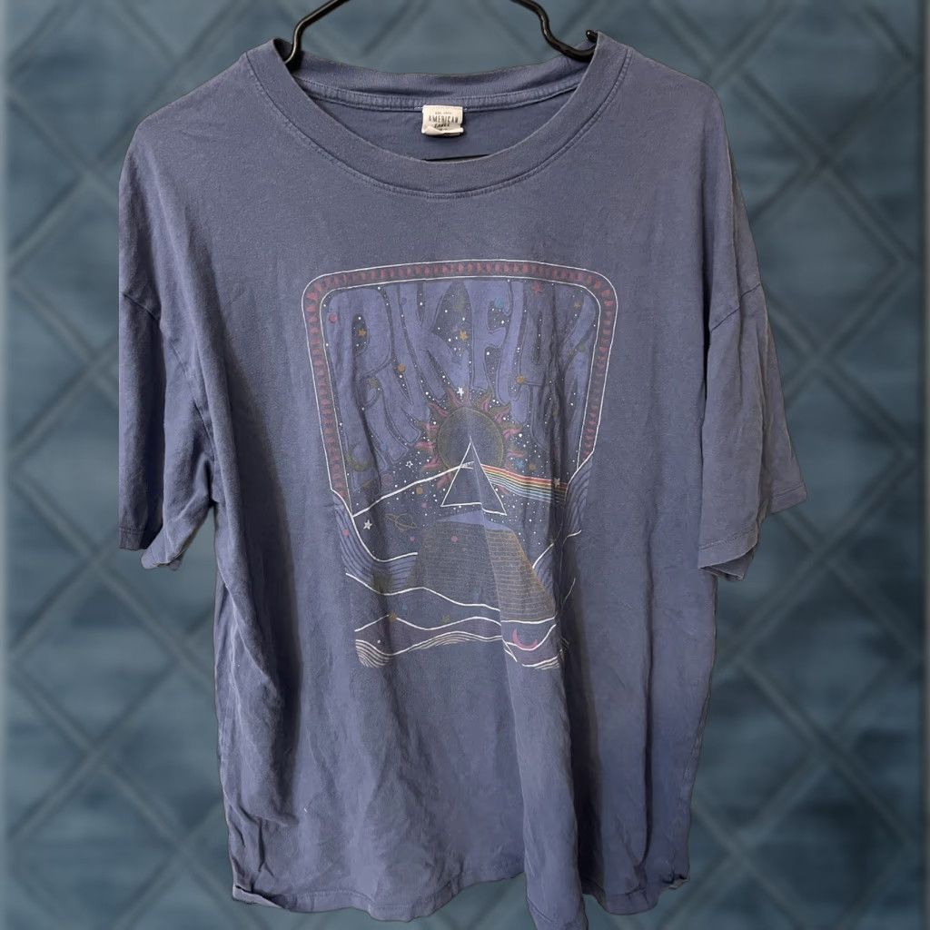 American Eagle Outfitters Vintage Pink Floyd Band Graphic T-Shirt American Eagle Men’s Size M Blue Cotton Size US M / EU 48-50 / 2 - 1 Thumbnail