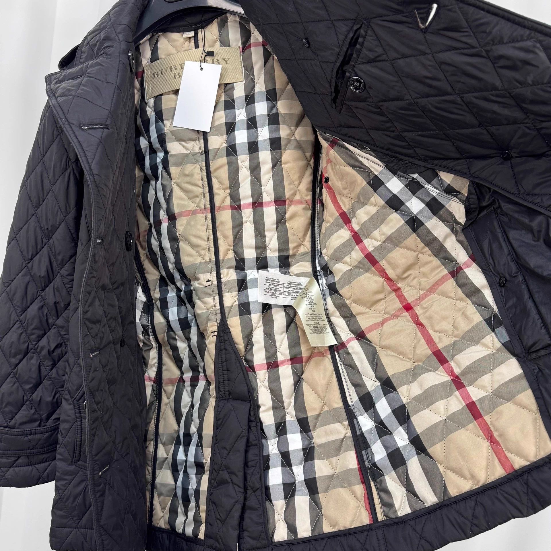 Burberry Burberry quilted check puffer jacket UK4 Size XS / US 0-2 / IT 36-38 - 5 Thumbnail
