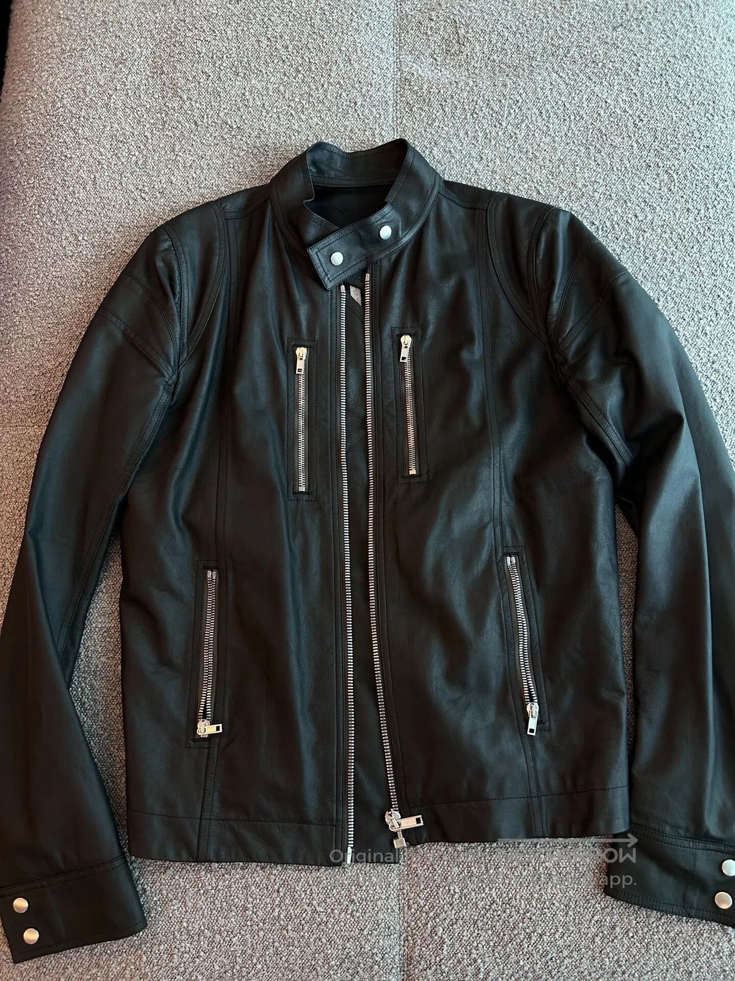 Rick Owens Rick Owens Black Lambskin Leather Jacket. Size US M / EU 48-50 / 2 - 1 Thumbnail
