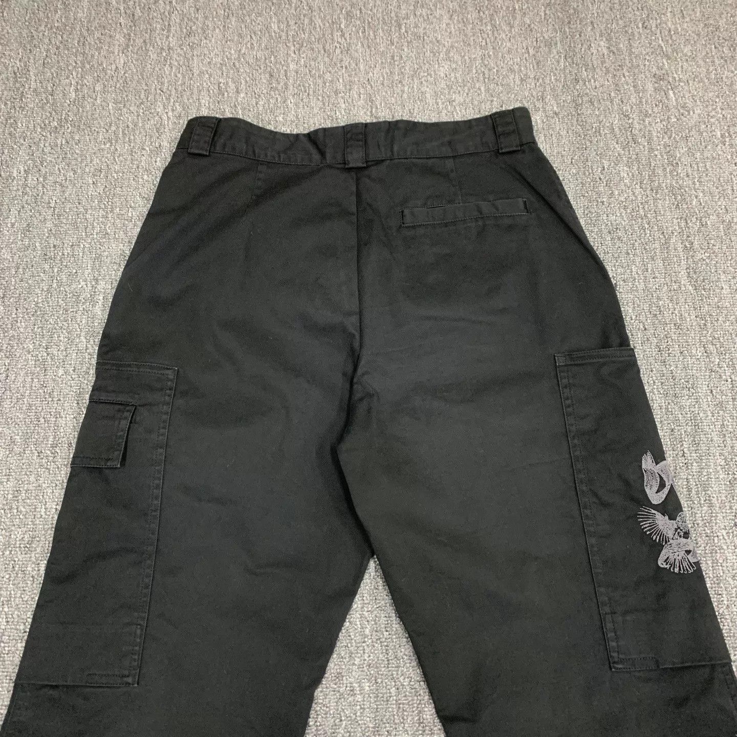 Louis Vuitton Black Peace Dove black cargo pants 46 Size US 30 / EU 46 - 9 Thumbnail
