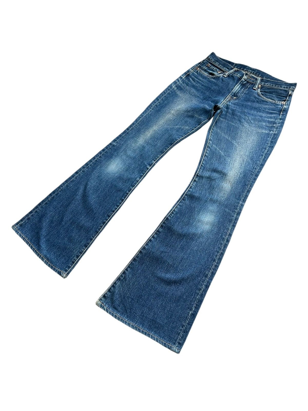Kapital Early 00's Kapital flared raw denim jeans Size US 28 / EU 44 - 4 Thumbnail