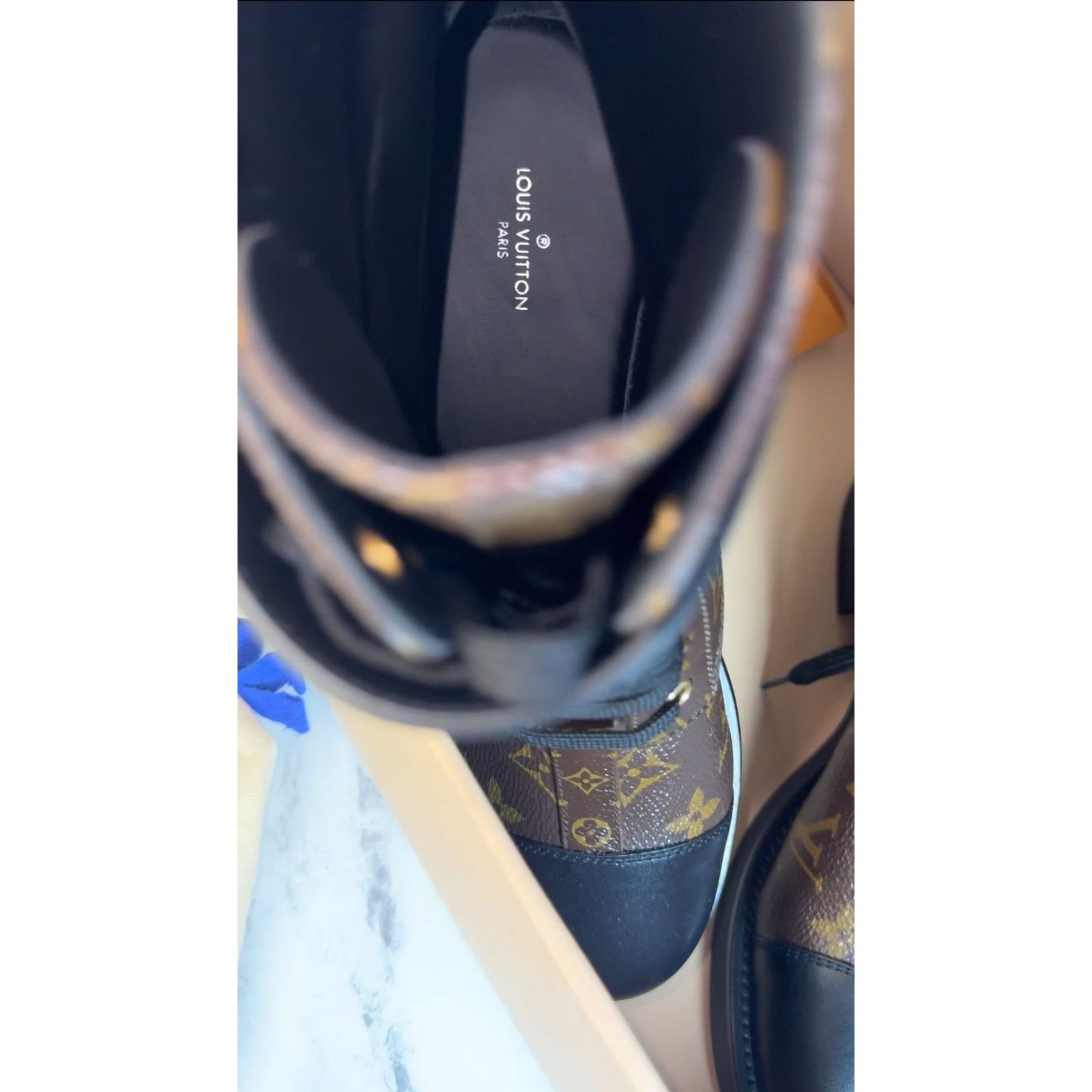 Louis Vuitton Louis Vuitton Monogram Wonderland Flat Ranger Boots 39.5 New Size US 8.5 / IT 38.5 - 9 Thumbnail