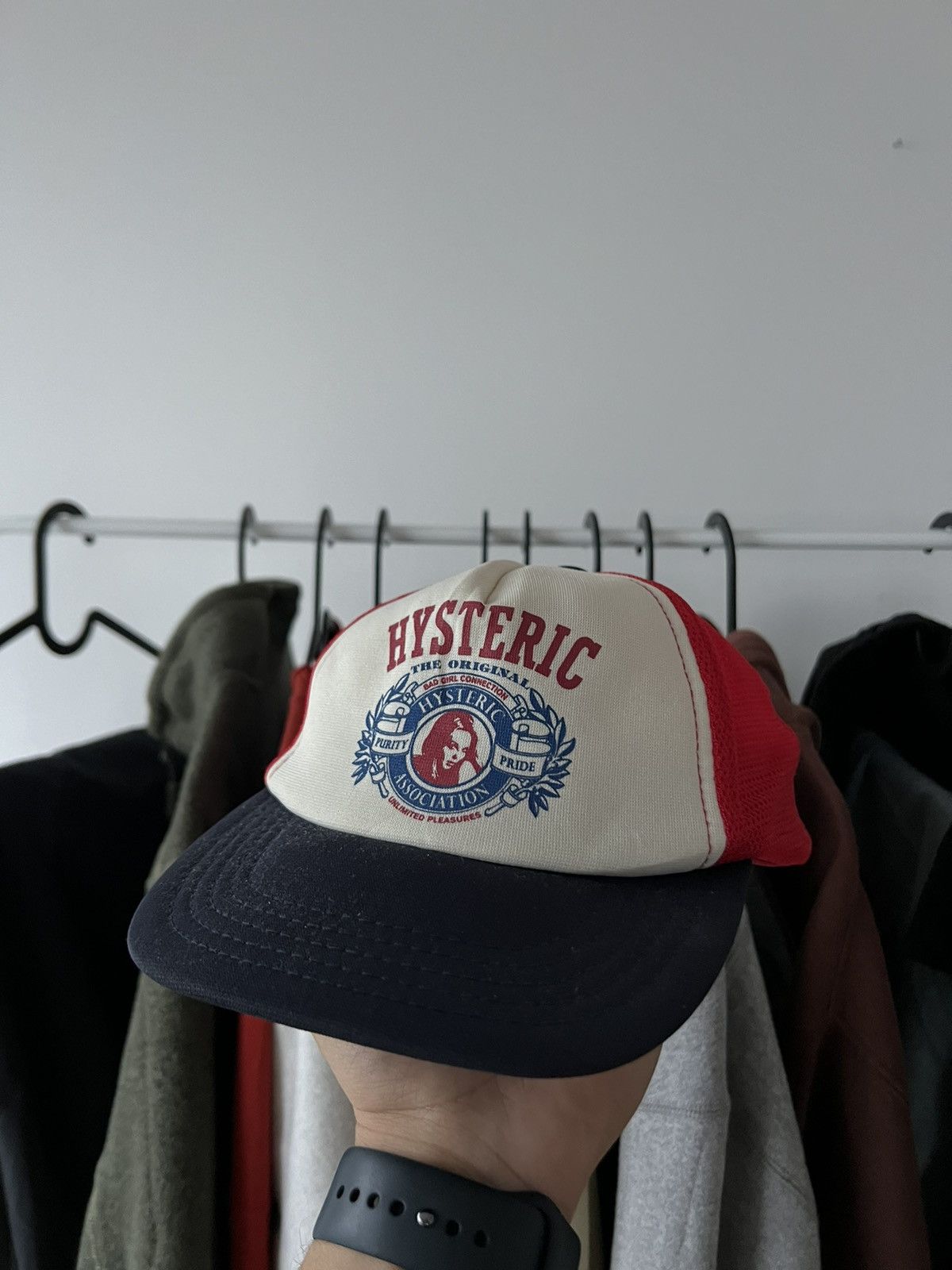 Hysteric Glamour HYSTERIC GLAMOUR ASSOCIATION BAD GIRL CONNECTION CAP Y2K Size ONE SIZE - 1 Thumbnail