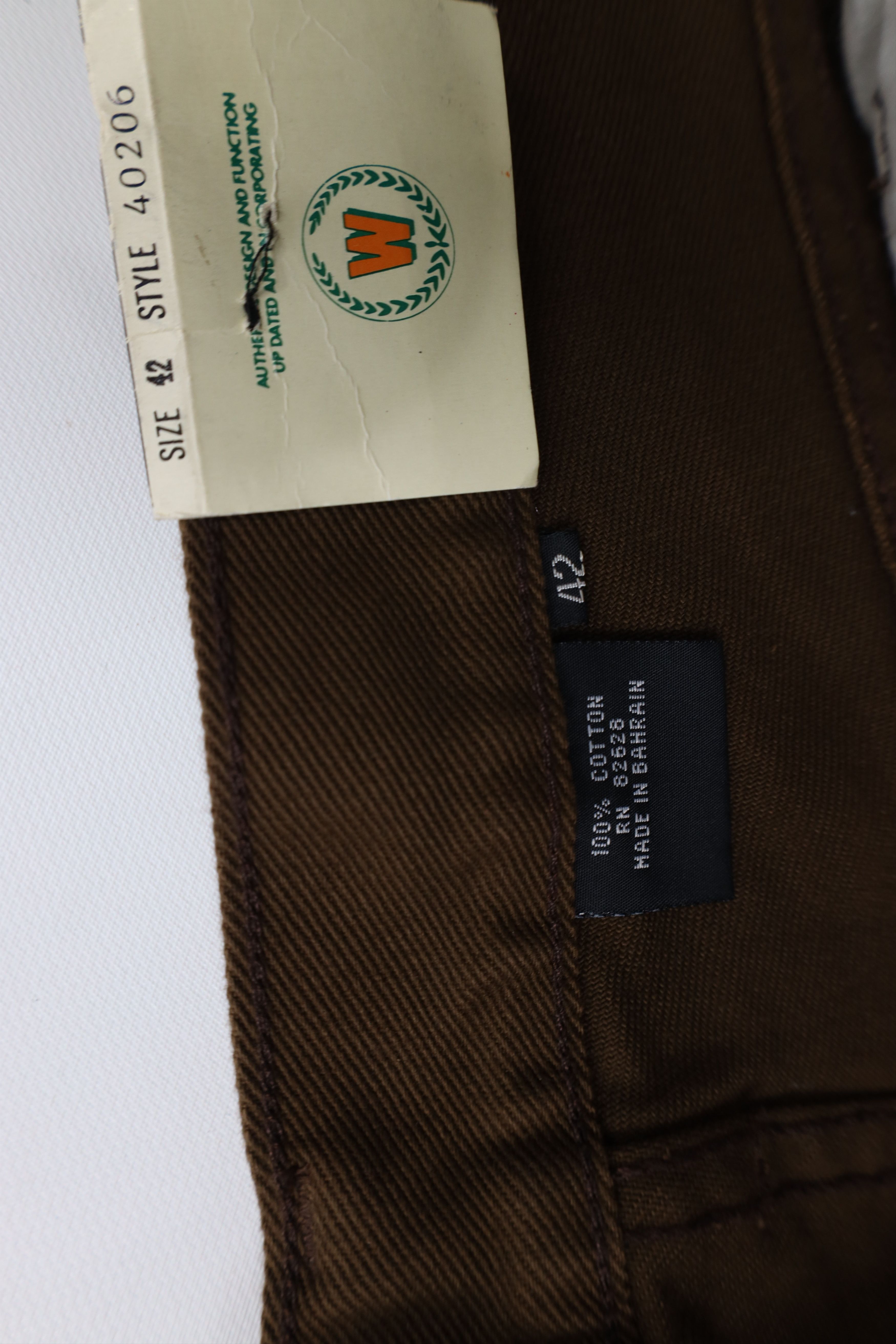 Vintage Deadstock Vintage 90s Streetwear Fit Skateboard Jeans Brown Size US 42 / EU 58 - 8 Thumbnail