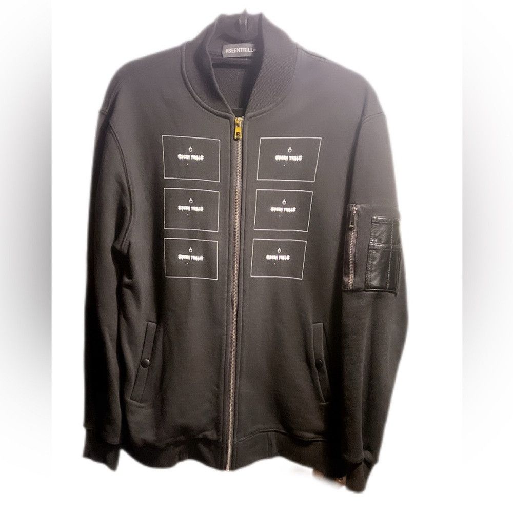 Been Trill Vintage streetwear black long sleeve zip up shirt XL Size US XL / EU 56 / 4 - 1 Thumbnail