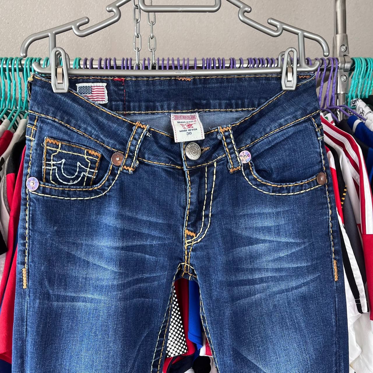 True Religion True Religion Becky Jeans Denim Pants Y2K Made in USA Size 30" / US 8 / IT 44 - 6 Thumbnail
