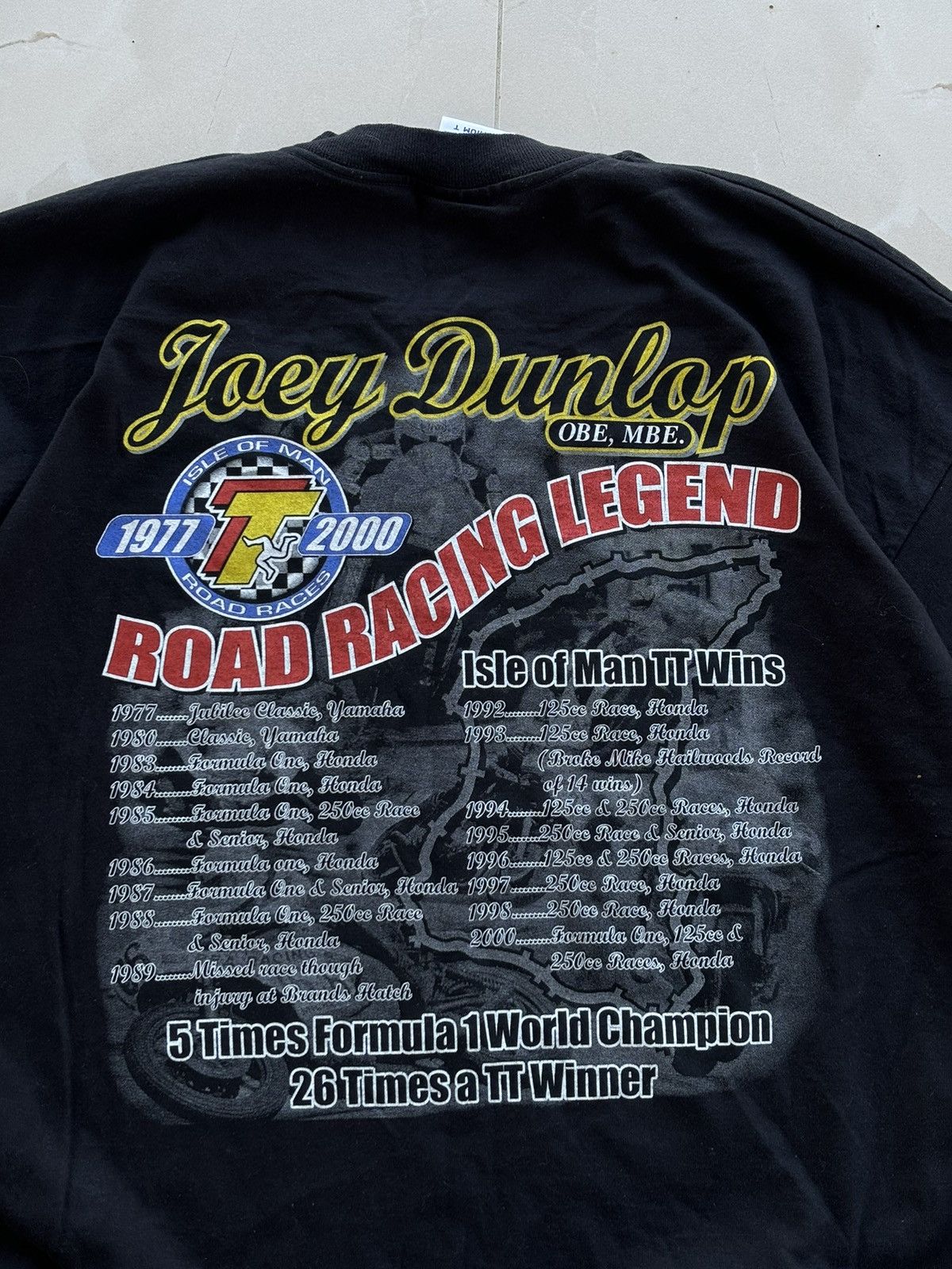 Dunlop × Honda T-shirt Joey Dunlop 2000s 00’ screen stars Size US XXL / EU 58 / 5 - 5 Thumbnail