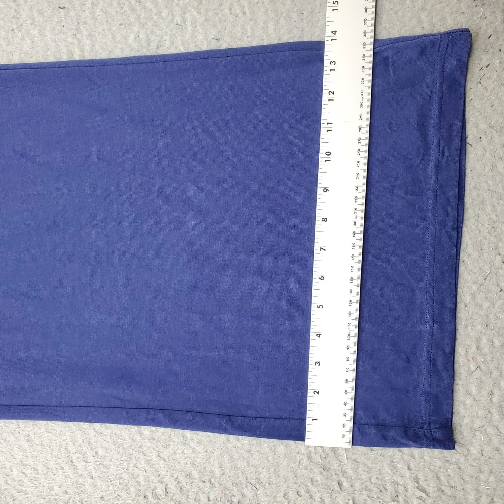 Fabletics Fabletics Womens Size S Blue Ankle Pants High Waisted Wide-Leg Stretch Comfort Pockets Casual Size 28" / US 6 / IT 42 - 5 Thumbnail