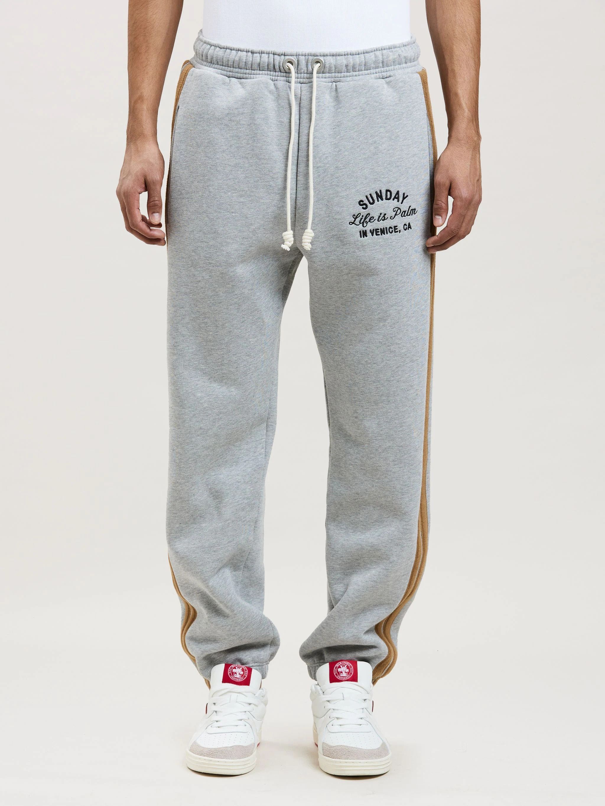 Palm Angels o1y0325 Jogger & Sweatpant in Grey Size US 34 / EU 50 - 3 Thumbnail
